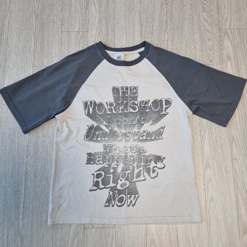 [BUNJANG] Musinsa Travel Raglan Short Sleeve T-Shirt / 무신사 트래블 래글런 반팔티(상태최상!!)