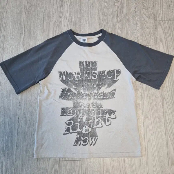 [BUNJANG] Musinsa Travel Raglan Short Sleeve T-Shirt / 무신사 트래블 래글런 반팔티(상태최상!!)