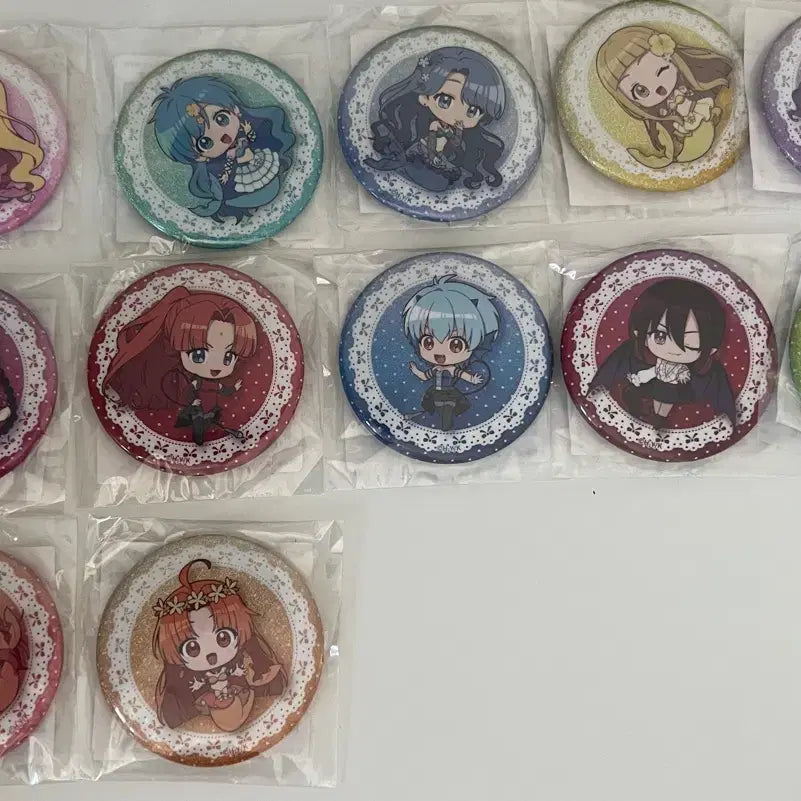 [BUNJANG] Pichi Pichi Pitch Gacha Rakuten Badge Bundle Set / 피치피치핏치 쿠지 라쿠텐 뱃지 일괄