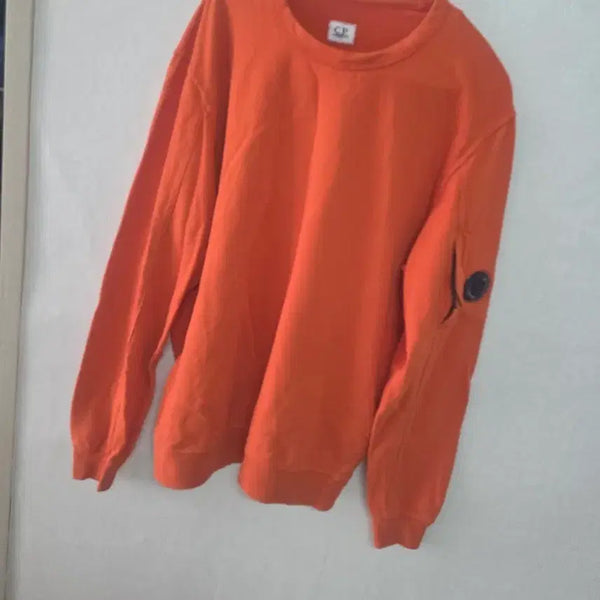 [BUNJANG] CP Company Orange Crewneck Sweatshirt / CP컴퍼니 오렌지색 맨투맨