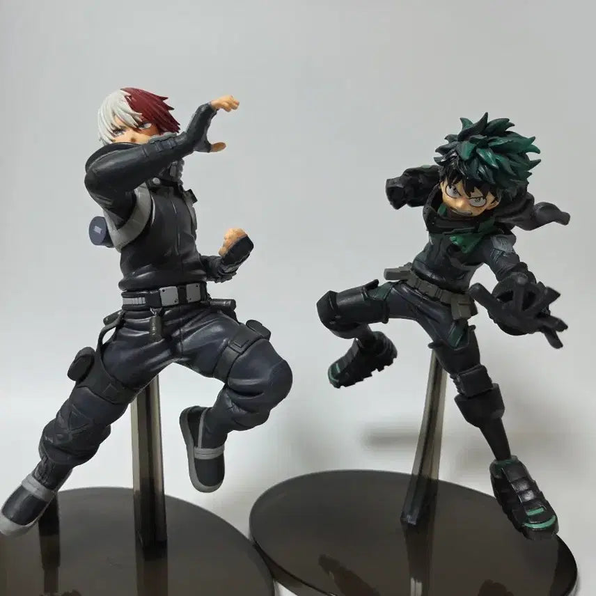 [BUNJANG] My Hero Academia World Heroes' Mission Izuku Midoriya & Shoto Todoroki Stealth Suit Version Figure Set / 나히아 히로아카 극장판 월드 히어로즈 미션 미도리야 이즈쿠 토도로키 쇼토