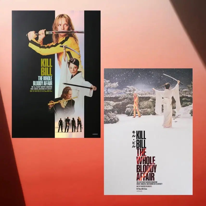 [BUNJANG] Kill Bill Artgraphy Bundle Set + Original Ticket / 일괄)킬빌 아트그라피+오리지널 티켓
