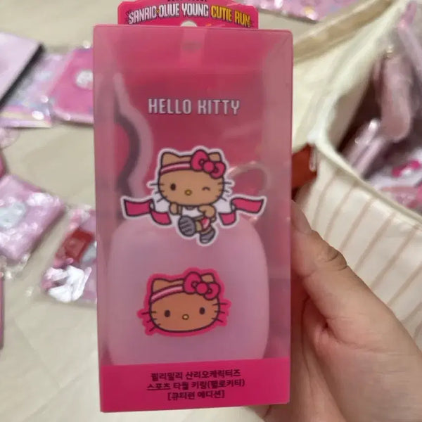 [BUNJANG] Filly Millie Hello Kitty Cutie Run Edition Sport Towel Keychain / 필리밀리 태닝헬로키티 스포츠타월 키링 큐티런에디션