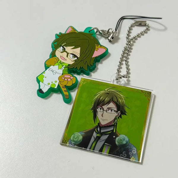 [BUNJANG] IDOLiSH7 Nikaido Yamato Rubber Strap & Acrylic Keyring Set / 아이돌리쉬세븐 아이나나 니카이도 야마토 러버스트랩 아크릴 키링 세트