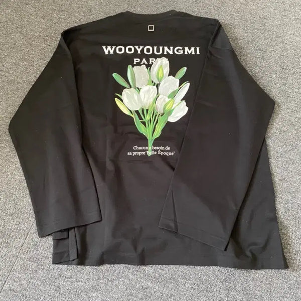 [BUNJANG] Wooyoungmi 22SS Flower Long Sleeve Shirt Size 46 / 22ss 우영미 플라워 롱슬리브 46사이즈