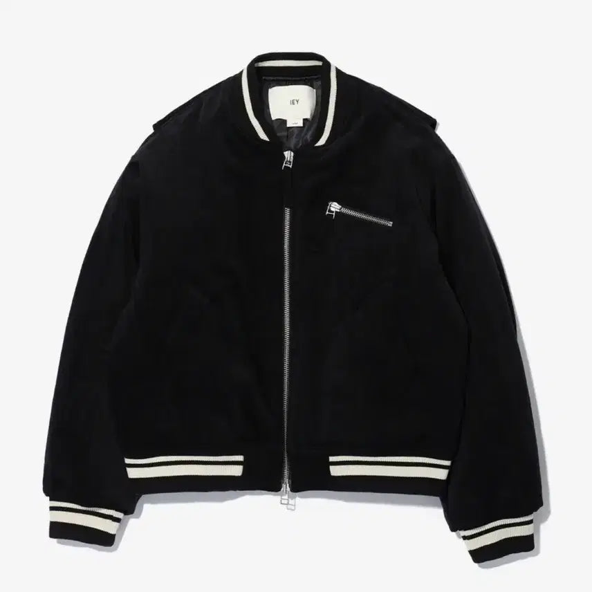 [BUNJANG] E.A. Velvet Zip Bomber Jacket Black L / (L) 이에이 벨벳 집업 봄버 자켓 블랙