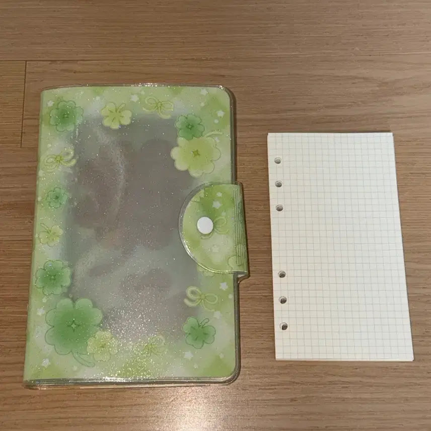 [BUNJANG] A6 6-Ring Binder with 50 Sheets of Inserts Set / [새상품] A6 6공 다이어리 바인더 속지50매 세트