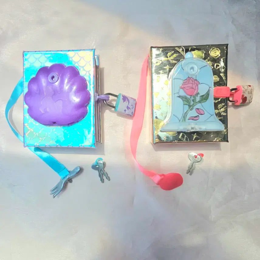 [BUNJANG] The Little Mermaid & Beauty and the Beast Mini Diary Set / 인어공주,미녀와야수 미니다이어리