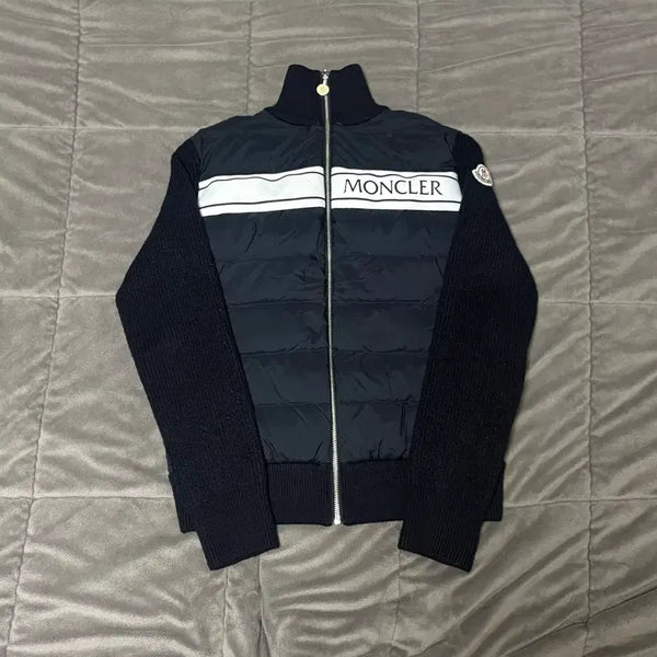 [BUNJANG] Moncler Lining Knit Padded Jacket M Size / 23ss 몽클레어 라이닝 니트패딩 m사이즈
