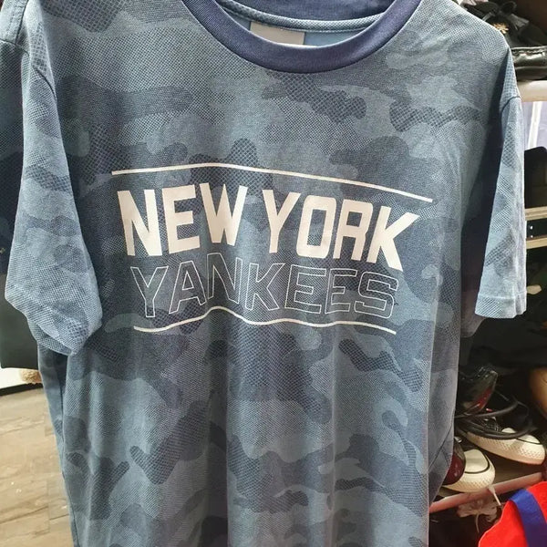 [BUNJANG] MLB New York Yankees Camo Short Sleeve T-Shirt / MLB 뉴욕 양키스 카모 반팔 티셔츠100
