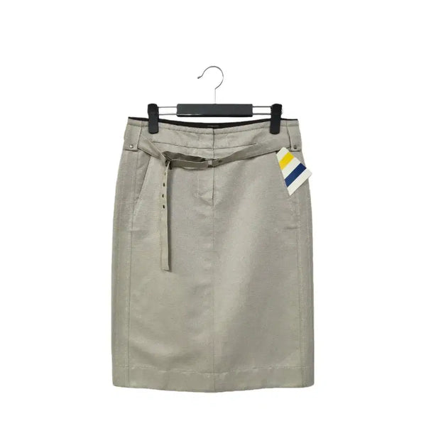[BUNJANG] Max Mara Belted Midi H-Line Skirt / #S MaxMara 에스막스마라 벨티드 미디 H라인 매장정품 d411