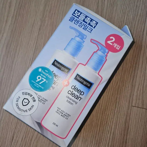 [BUNJANG] Neutrogena Deep Clean Cleansing Lotion 2-Pack / 뉴트로지나 딥클린 클렌징 로션 2개입