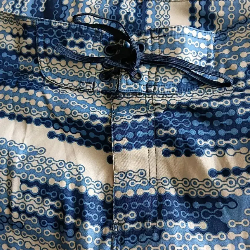 [BUNJANG] Nike ACG Patterned Blue Board Shorts / 나이키 패턴 블루 반바지