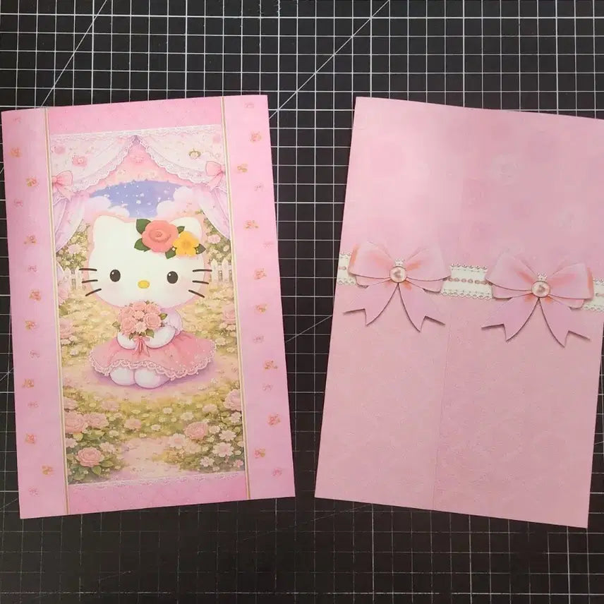 [BUNJANG] Handmade Wedding Kitty Envelope Set / #수봉#포용#판매계 헬로키티 수제봉투_웨딩 키티