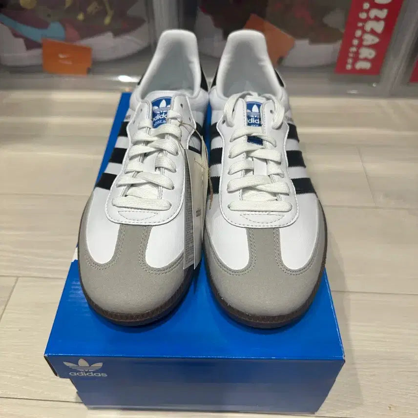 [BUNJANG] Adidas Samba Vegan White/Black Sneakers / 아디다스 삼바 비건 휜/검 새상품