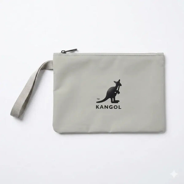 [BUNJANG] Kangol Beige Clutch Pouch / 캉골 베이지 클러치 파우치 (S급)