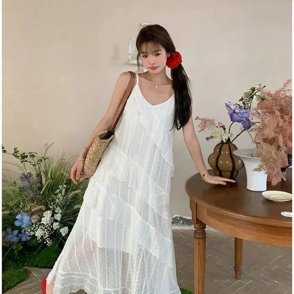 [BUNJANG] Long One-Piece Dress / 롱 원피스