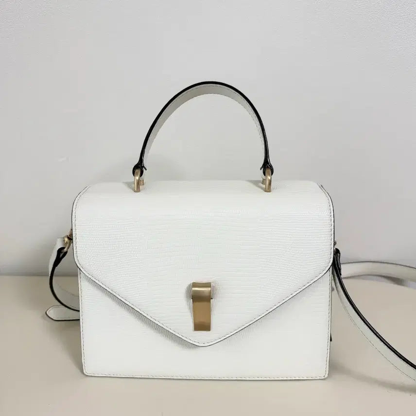 [BUNJANG] Couronne White Dot Bag Tote Bag / 쿠론 화이트 도트백