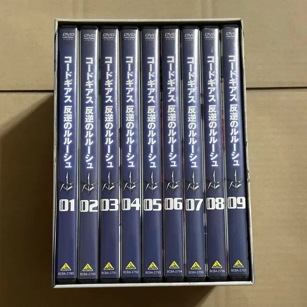 [BUNJANG] Code Geass Season 1 DVD Set (Vol. 1-9) & Magazine Set (Vol. 1-2) / 코드기아스 1기 DVD 1~9권 + 매거진 1, 2권 일괄 판매