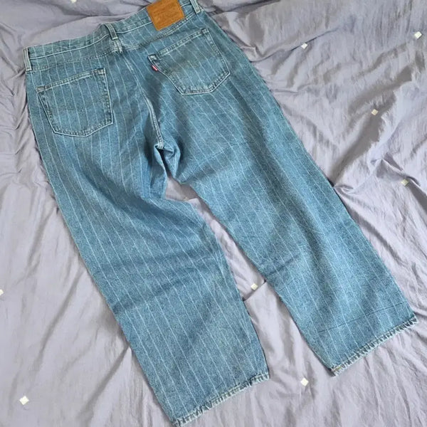 [BUNJANG] Levi's Premium Striped Denim Pants 34 / 리바이스 프리미엄 스트라이프 데님 팬츠 34