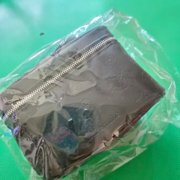[BUNJANG] WakeMake Hello Kitty Black Leather Pouch / 미개봉 새상품)웨이크마이크 헬로키티 블랙 레더 파우