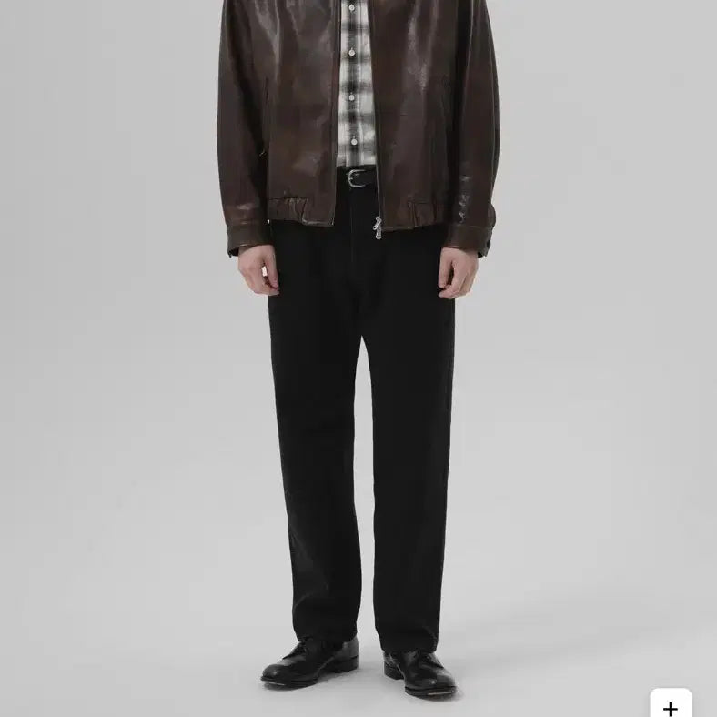 [BUNJANG] The Row Patina Leather Jacket Brown / 인더로우 레더 가죽 자켓 파티나 브라운
