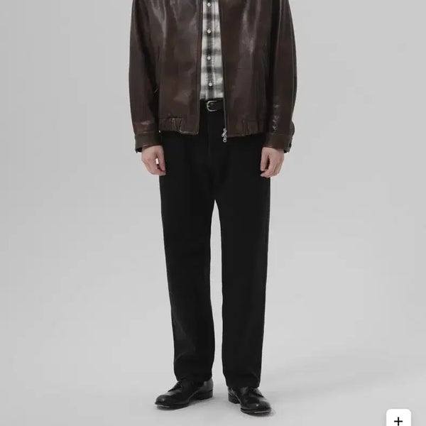 [BUNJANG] The Row Patina Leather Jacket Brown / 인더로우 레더 가죽 자켓 파티나 브라운