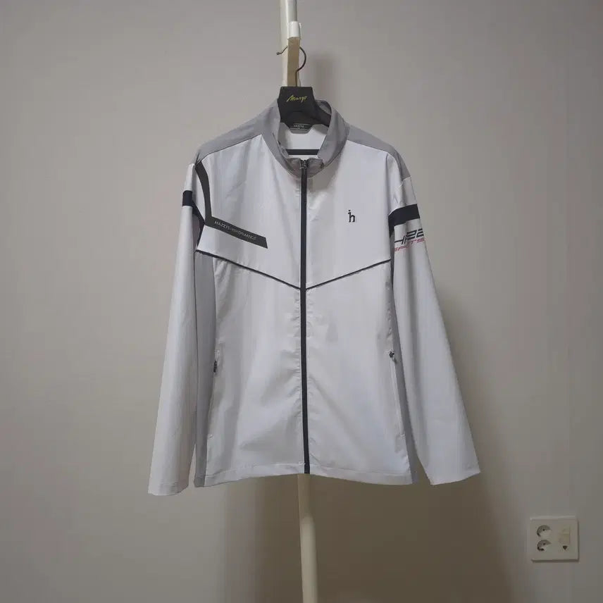 [BUNJANG] HAZZYS Men's Training Zip-Up Jersey Jacket / (110) HAZZYS 헤지스 남성 트레이닝 집업 져지 재킷 (새옷)