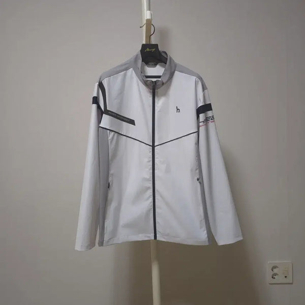 [BUNJANG] HAZZYS Men's Training Zip-Up Jersey Jacket / (110) HAZZYS 헤지스 남성 트레이닝 집업 져지 재킷 (새옷)