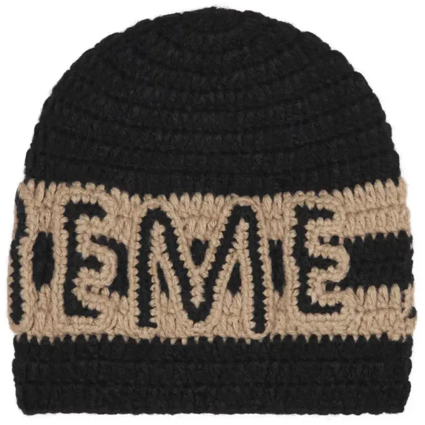 [BUNJANG] Supreme Crochet Logo Beanie Black / 슈프림 크로쉐 로고 비니 블랙 - 25FW