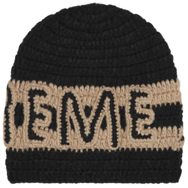 [BUNJANG] Supreme Crochet Logo Beanie Black / 슈프림 크로쉐 로고 비니 블랙 - 25FW