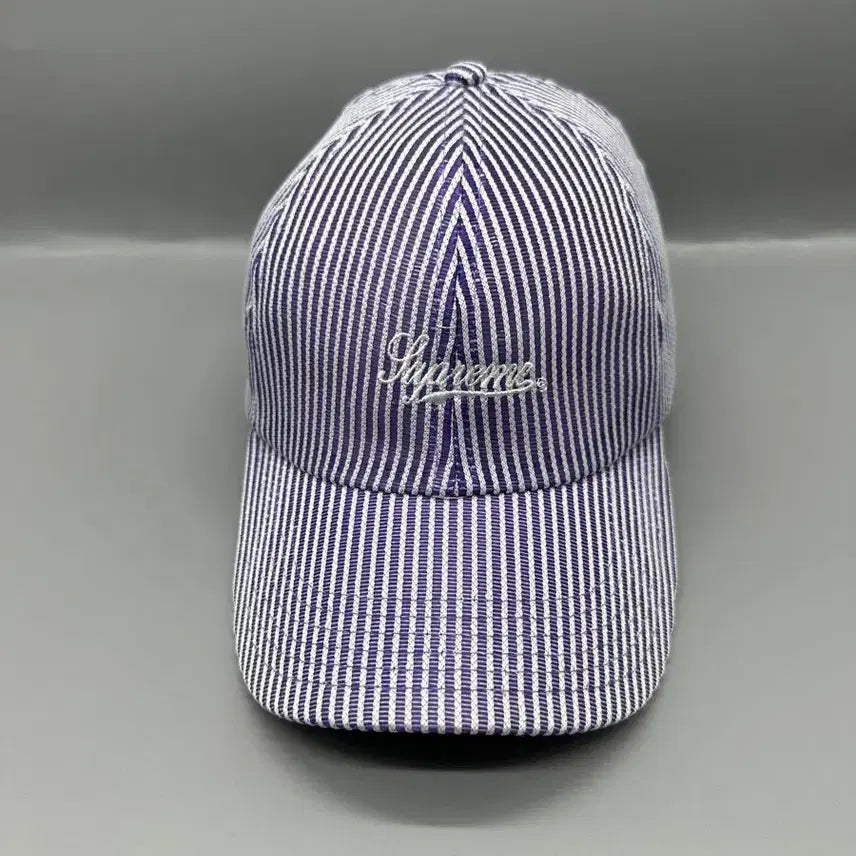 [BUNJANG] Supreme 22SS Stripe Mesh 6-Panel Cap Purple / 22SS 슈프림 스트라이프 메쉬 6패널 캡 퍼플