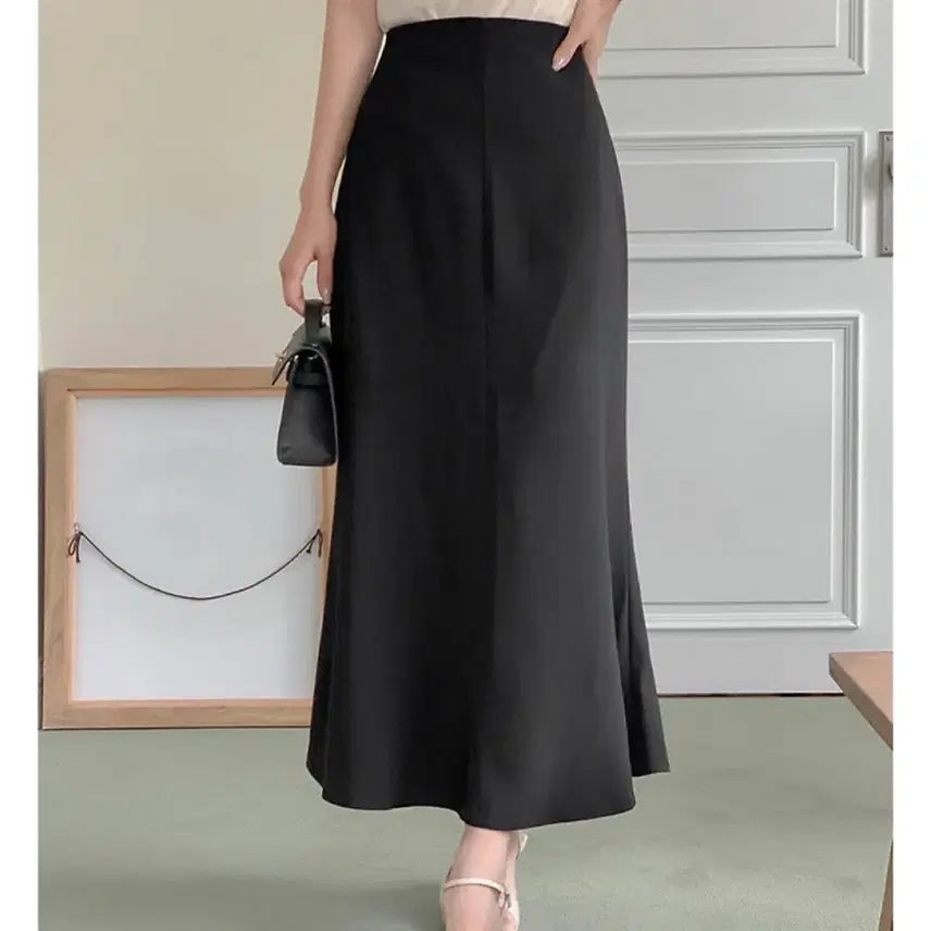 [BUNJANG] Dali Hotel Scrap Mermaid Long Skirt / 달리호텔 srap 머메이드 롱 스커트 치마