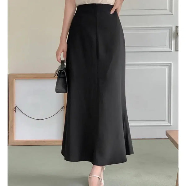 [BUNJANG] Dali Hotel Scrap Mermaid Long Skirt / 달리호텔 srap 머메이드 롱 스커트 치마