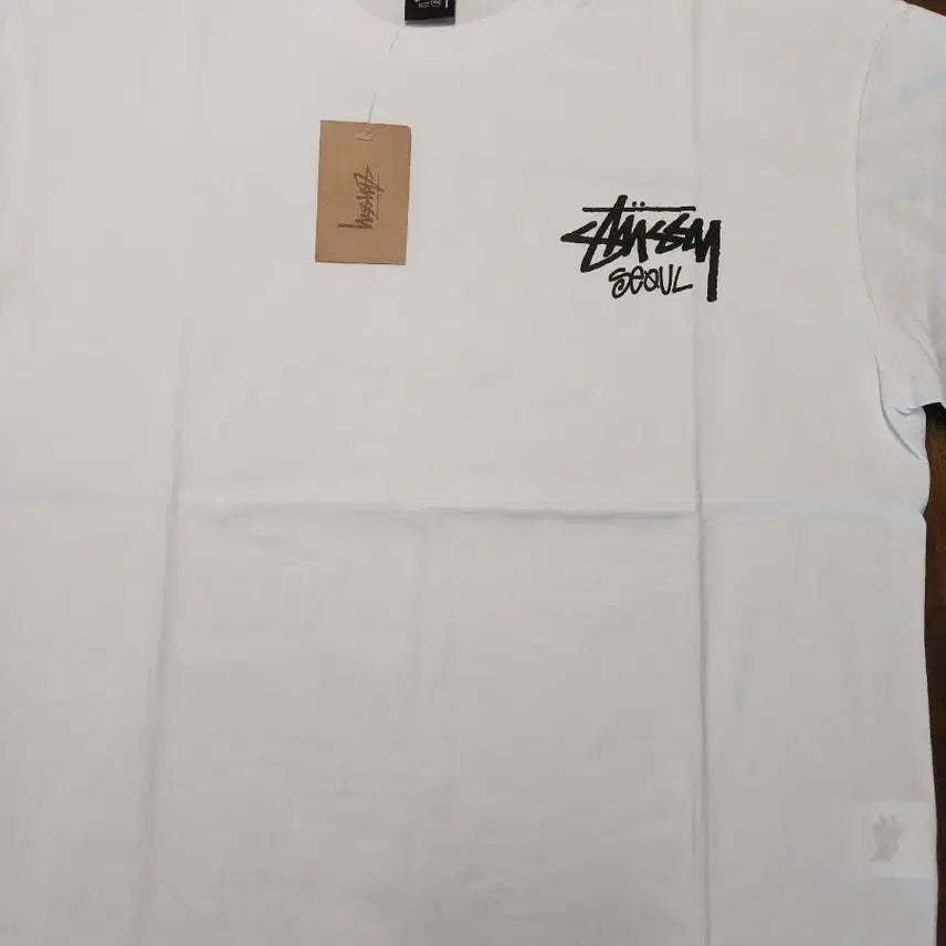 [BUNJANG] Stussy Seoul Short Sleeve T-Shirt White / 스투시 서울 반팔티 화이트 새상품