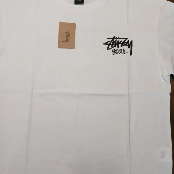 [BUNJANG] Stussy Seoul Short Sleeve T-Shirt White / 스투시 서울 반팔티 화이트 새상품