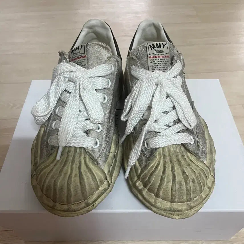 [BUNJANG] Mihara Yasuhiro Blakey OG Sole Sneaker / 미하라야스히로 블레이키 더티 화이트 41사이즈