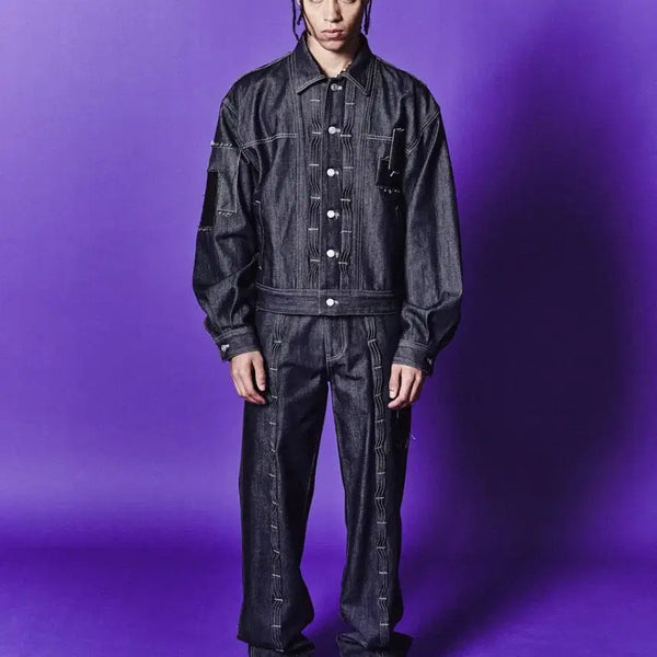 [BUNJANG] Andersson Bell Wave Wide Denim Pants / 새상품 29 Andersson Bell 앤더슨벨 웨이브 와이드 데님 팬츠