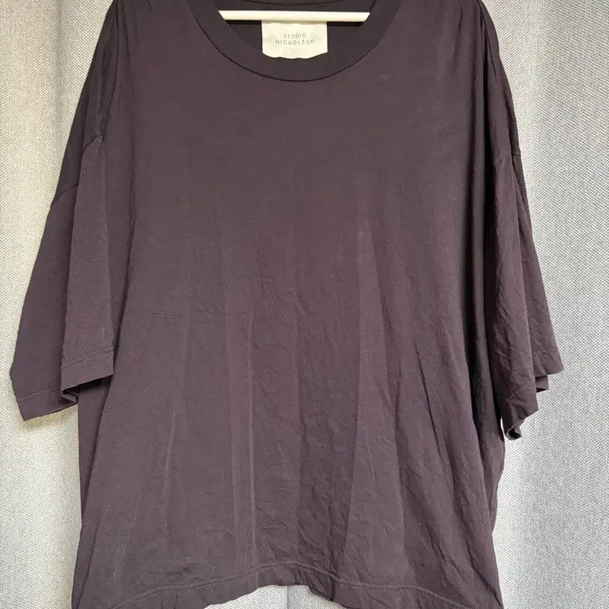 [BUNJANG] Studio Nicholson Oversized Short Sleeve T-Shirt L / 스튜디오 니콜슨 오버핏 반팔 L 국내매장판