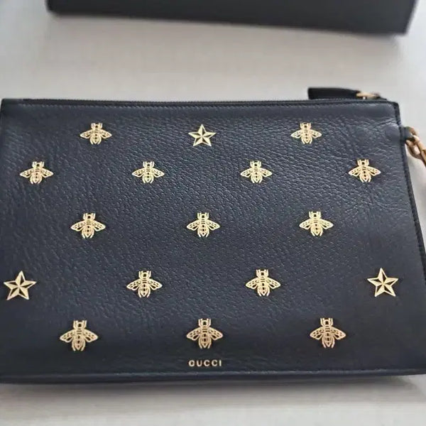 [BUNJANG] Gucci Bee & Star Motif Clutch Bag / 구찌 클러치백 정품 판매합니다