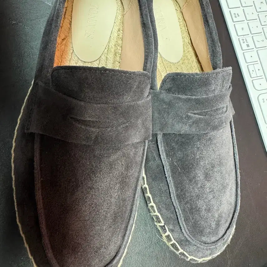 [BUNJANG] Suede Espadrille Loafers / 스웨이드 에스파드류 로퍼