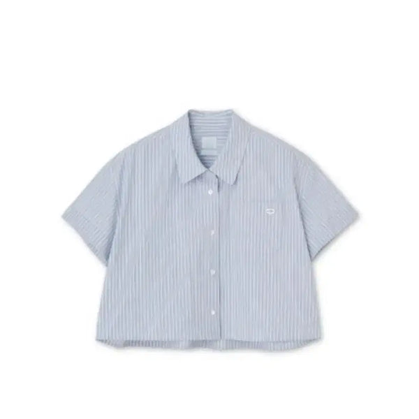[BUNJANG] Thanat Cotton Crop Shirt Limited / 타낫 코튼 크롭 셔츠 리미티드