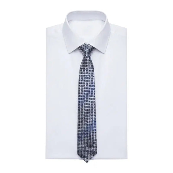 [BUNJANG] Daks Cubic Pattern Tie / 닥스 큐빅 패턴 넥타이