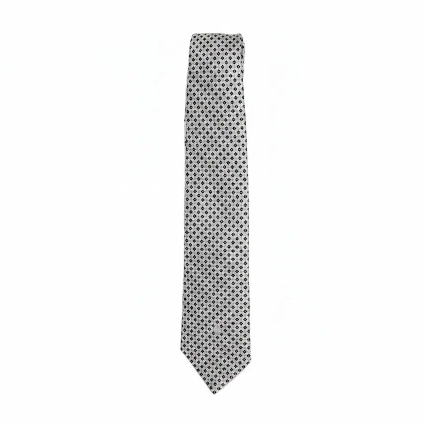 [BUNJANG] Daks Square Pattern Necktie / 닥스 사각패턴 넥타이