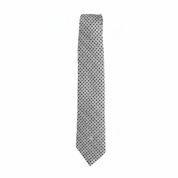 [BUNJANG] Daks Square Pattern Necktie / 닥스 사각패턴 넥타이