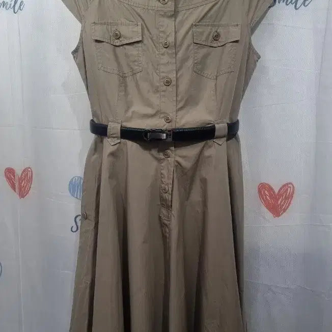 [BUNJANG] Max Mara Beige Shirt Dress Size 40 / 정품) 막스마라 셔츠 드레스