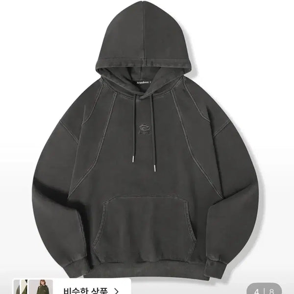 [BUNJANG] Urban Dress Sunground Hoody Charcoal / 어반드레스 썬그라운드 후드티 S
