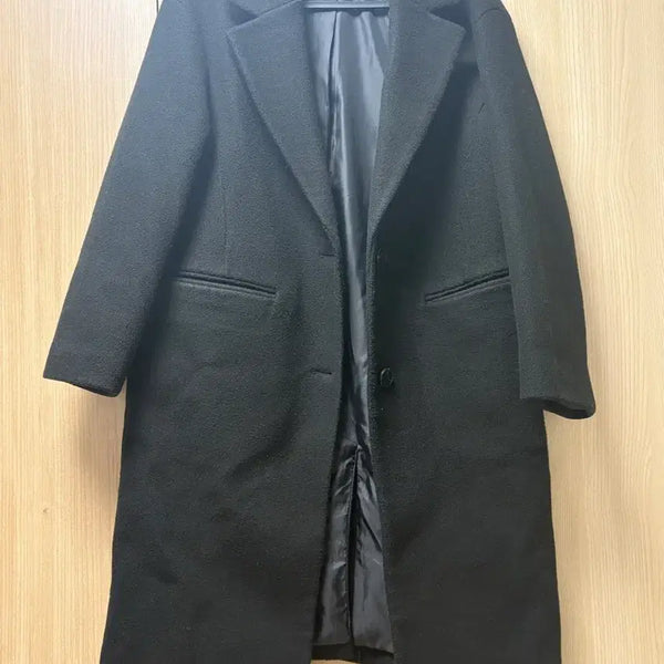 [BUNJANG] SPAO Black Wool Coat / 스파오 검정 코트