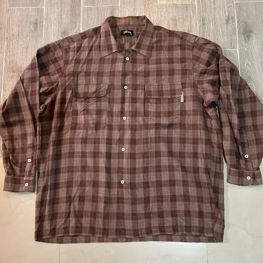 [BUNJANG] 80s Stussy Black Tag Shirt XL / 80s 스투시 블랙태그 셔츠 xl 판매