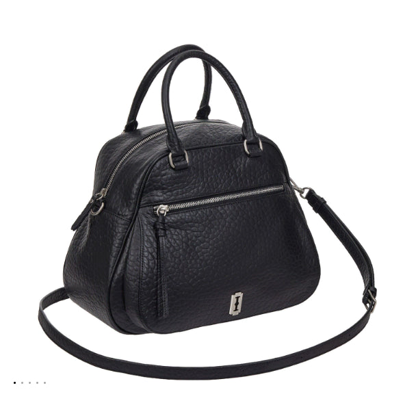 [BUNJANG] Vunque Halfmoon Baggy Tote Medium Black Leather Shoulder Bag / 분크 하프문 배기 토트 미듐 블랙